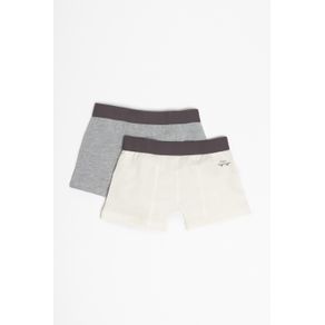 PACK X2 BOXER GRIS OSCURO BAS NINO PACK X 2 BOXER GRIS OSCURO: TALLE 2