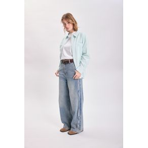 PANTALON JEAN DETALLE ONDA AZUL MEDIO:34