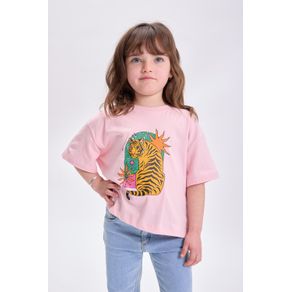REMERA CROP ESTAMPA TIGRE ROSA:8